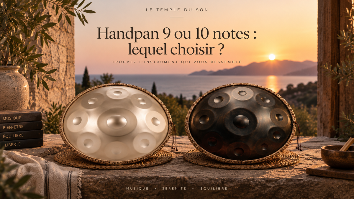Handpan 9 ou 10 notes : lequel choisir ?