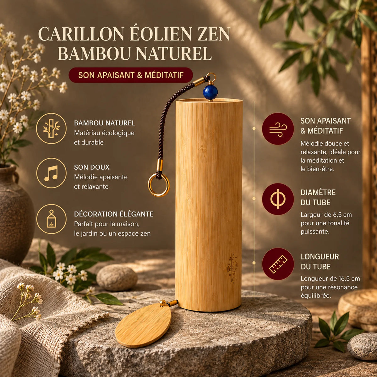 Carillon en bambou