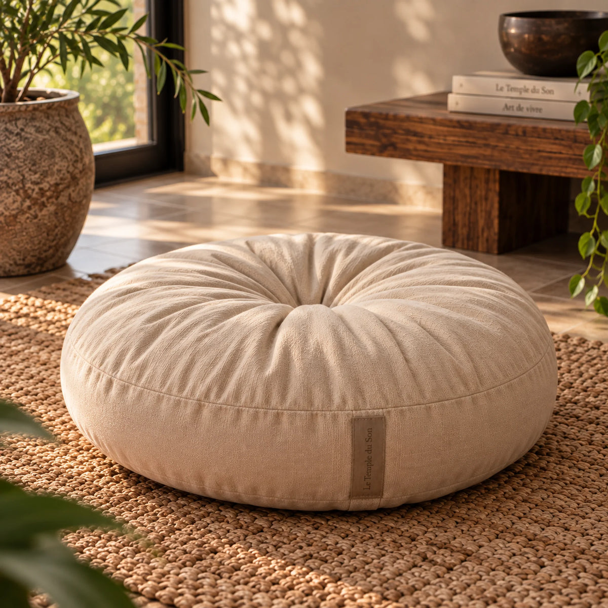 Coussin de méditation confortable