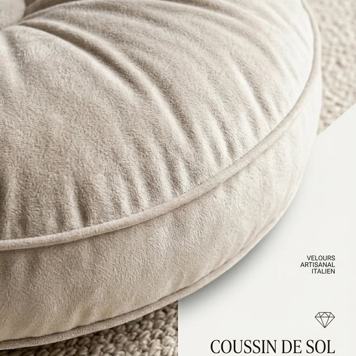Coussin de méditation confortable