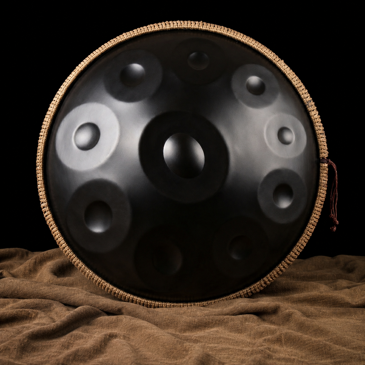 Handpan 10 notes noir