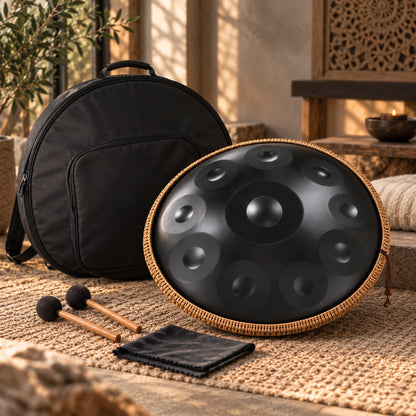 Handpan 10 notes noir
