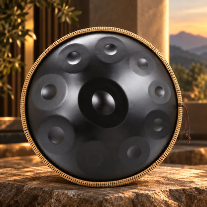 Handpan 10 notes noir