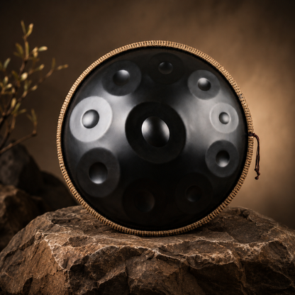 Handpan 10 notes noir