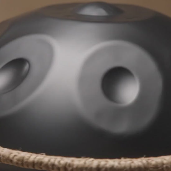 Handpan 9 notes noir