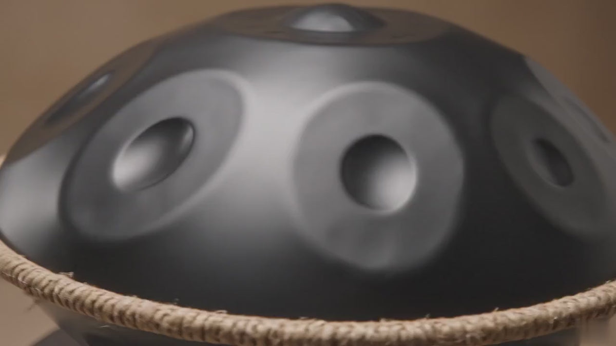 Handpan 9 notes noir
